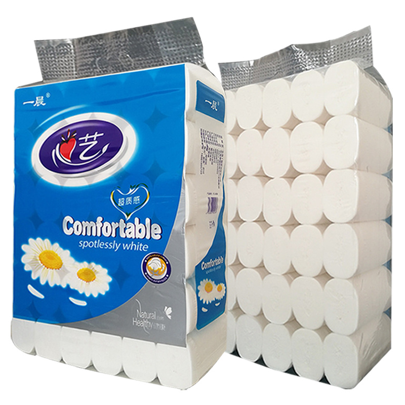 yicheng toilet paper rolls tissue household affordable household bung fodder toilet paper web wholesale 3.05kg 6 rolls