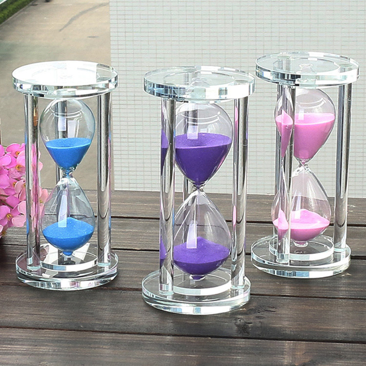 crystal sand clock timer decoration creative personality simplicity modern living room wine cabinet decorations girls‘ gifts