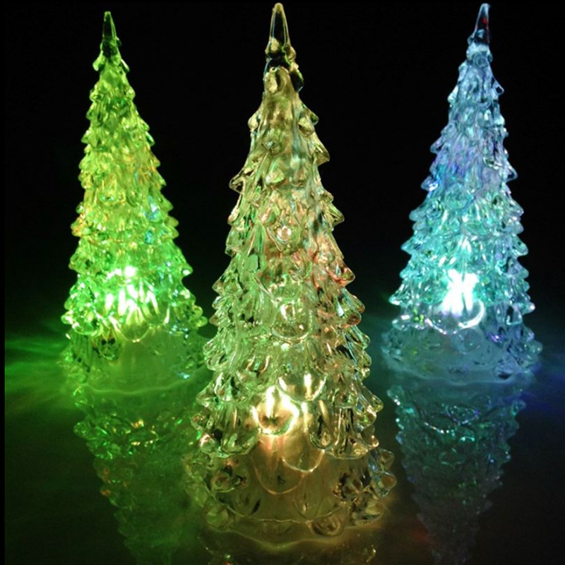 Acrylic Colorful Crystal Night Lamp for Christmas Tree Children's Day Gift Gift Children's Luminous Toys