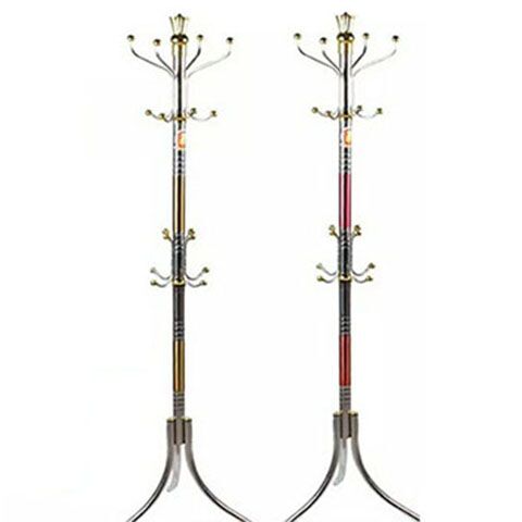 stainless steel coat rack thickened thickened thickened floor coat rack european floor hanger living room bedroom hanger