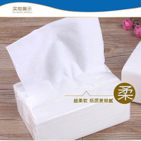 Pure Wood Paper Extraction Whole Box 36/10 Packs 4-Layer Business Tissue Wood Pulp Non-Additive Napkin Household Face Towel Toilet Paper